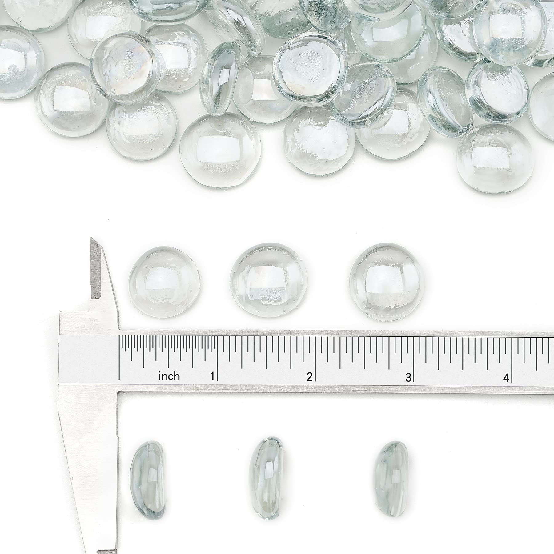 Stanbroil fire glass drops packaging displays consistent jewel-tone hues for uses.
