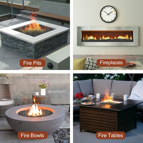 Stanbroil fire pit base decor creating a natural foundation for flames