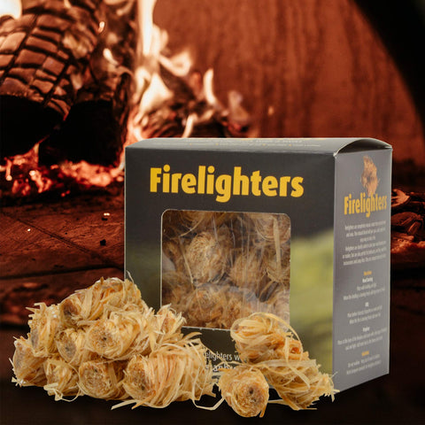 Stanbroil fire starters fast-lighting scene for rapid flame with minimal effort.