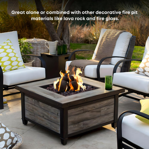 Stanbroil fireproof ceramic material closeup for versatile indoor and outdoor use.