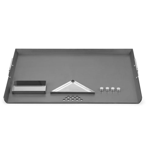 Stanbroil 30-inch flat top griddle surface with ample cooking area