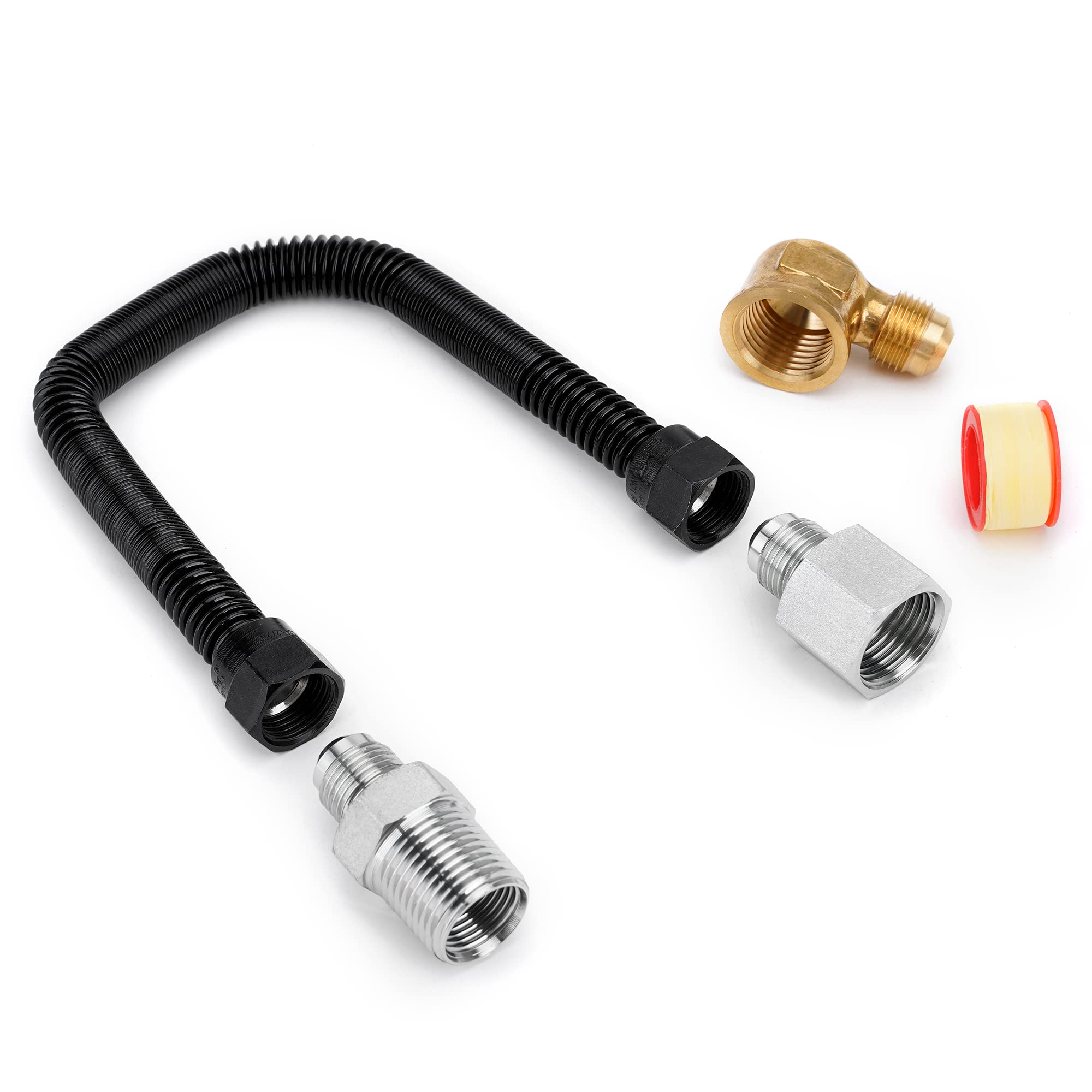 Stanbroil flex gas line 12 inch assembly for NG or LP fire pits