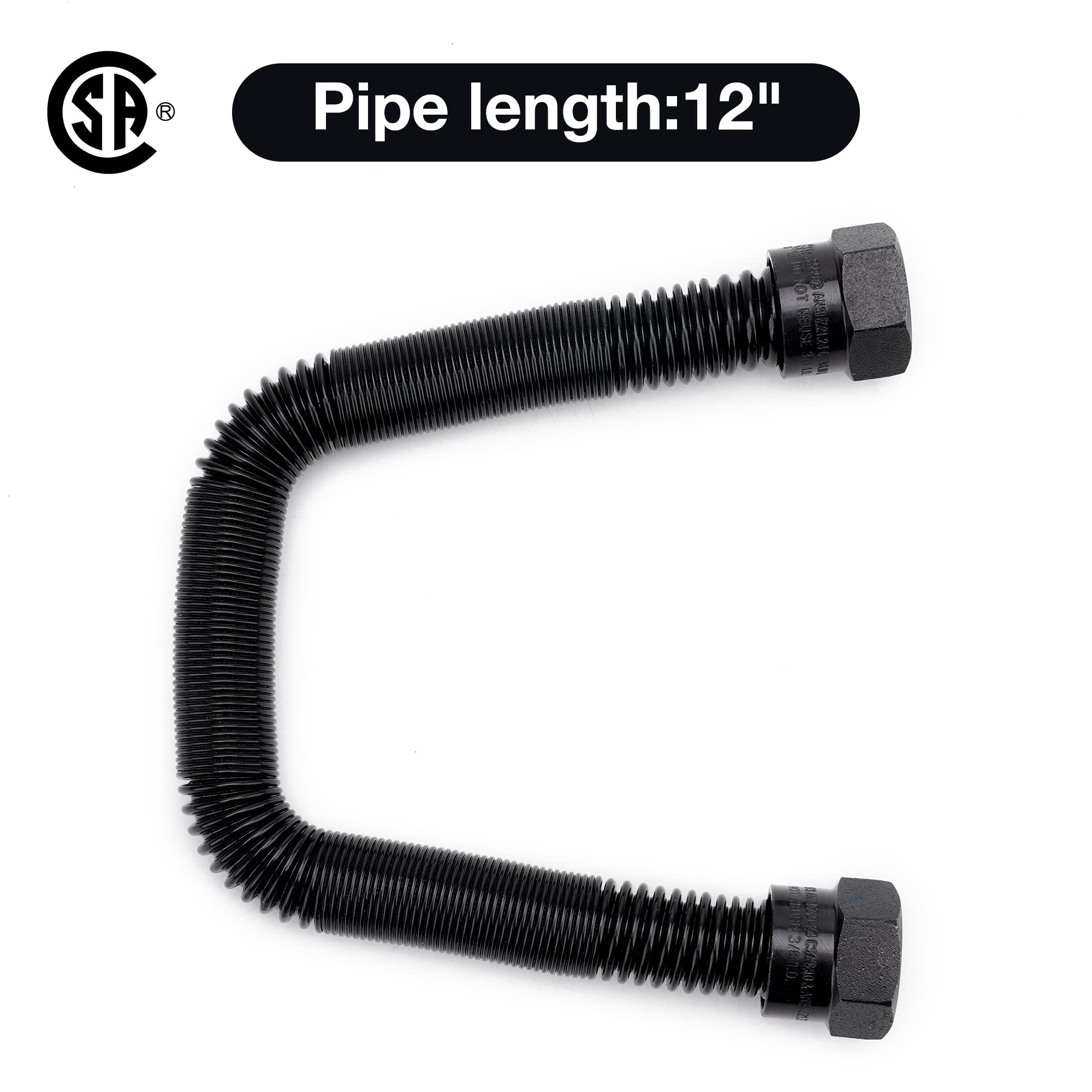 Stanbroil flexible gas line end fittings enable versatile, secure connections.