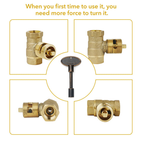 Stanbroil precision-machined gas valve key for durable, reliable performance