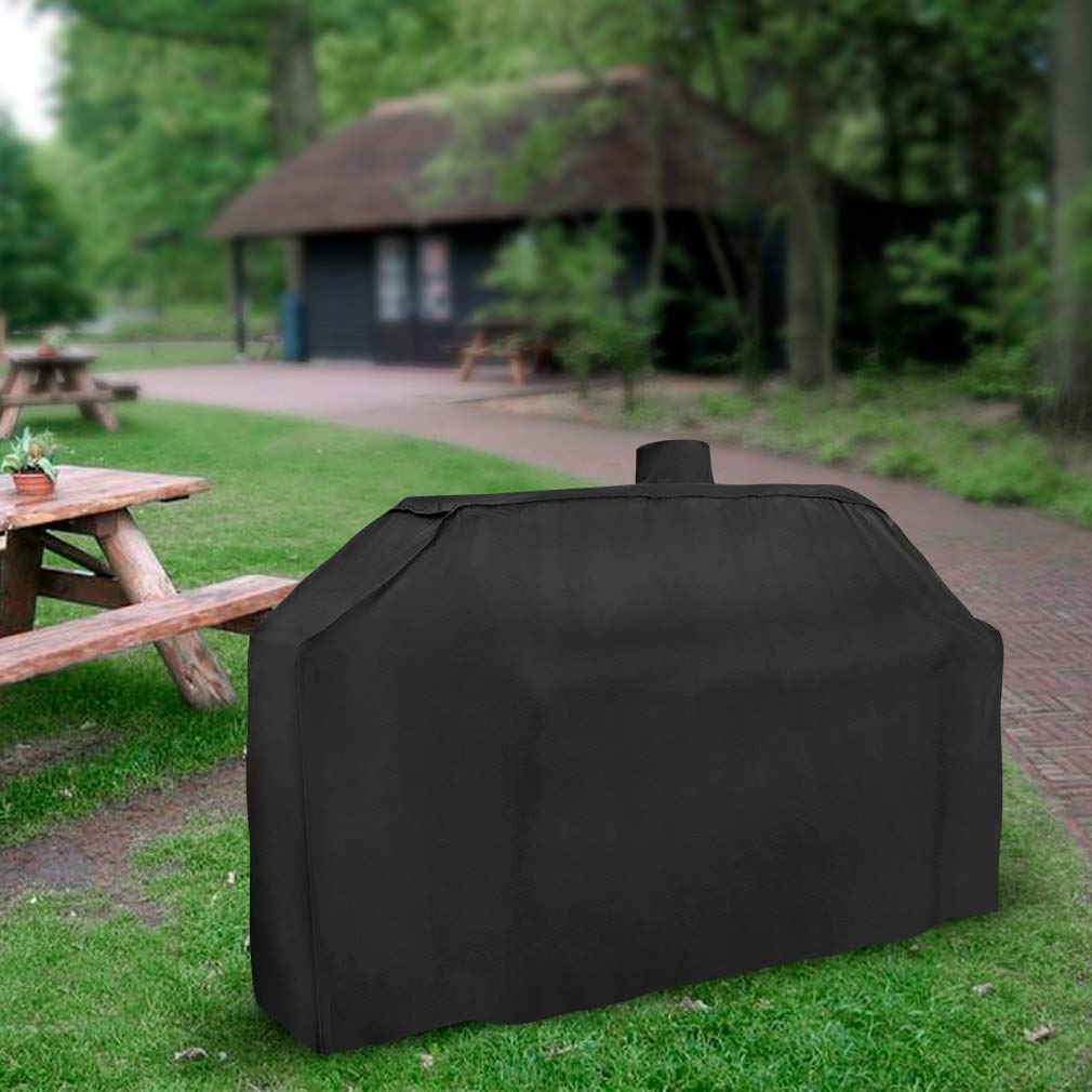 Easy cleanup: hose off dirt and air-dry the Stanbroil cover after grilling.