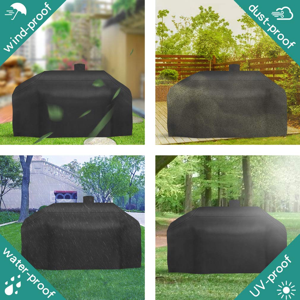 Made from durable 600D Oxford with PVC lining for outdoor protection.