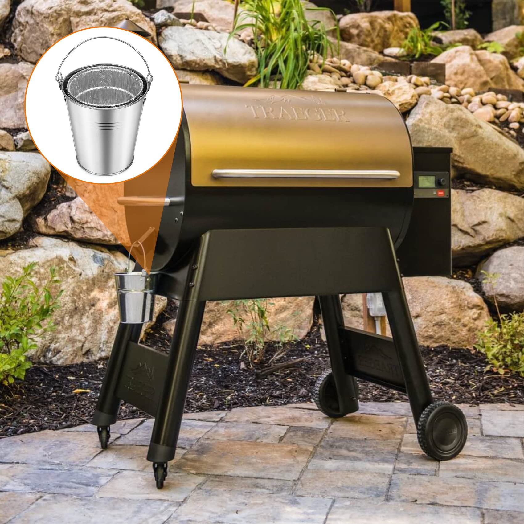 Stanbroil multi-functional bucket doubles as a beer cooler.