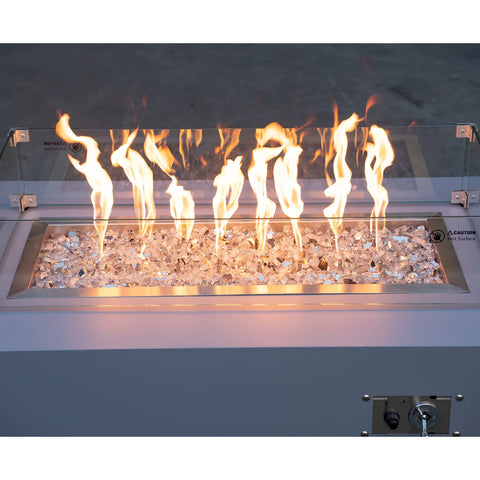 Stanbroil platinum fire glass is easy to clean with vinegar and water