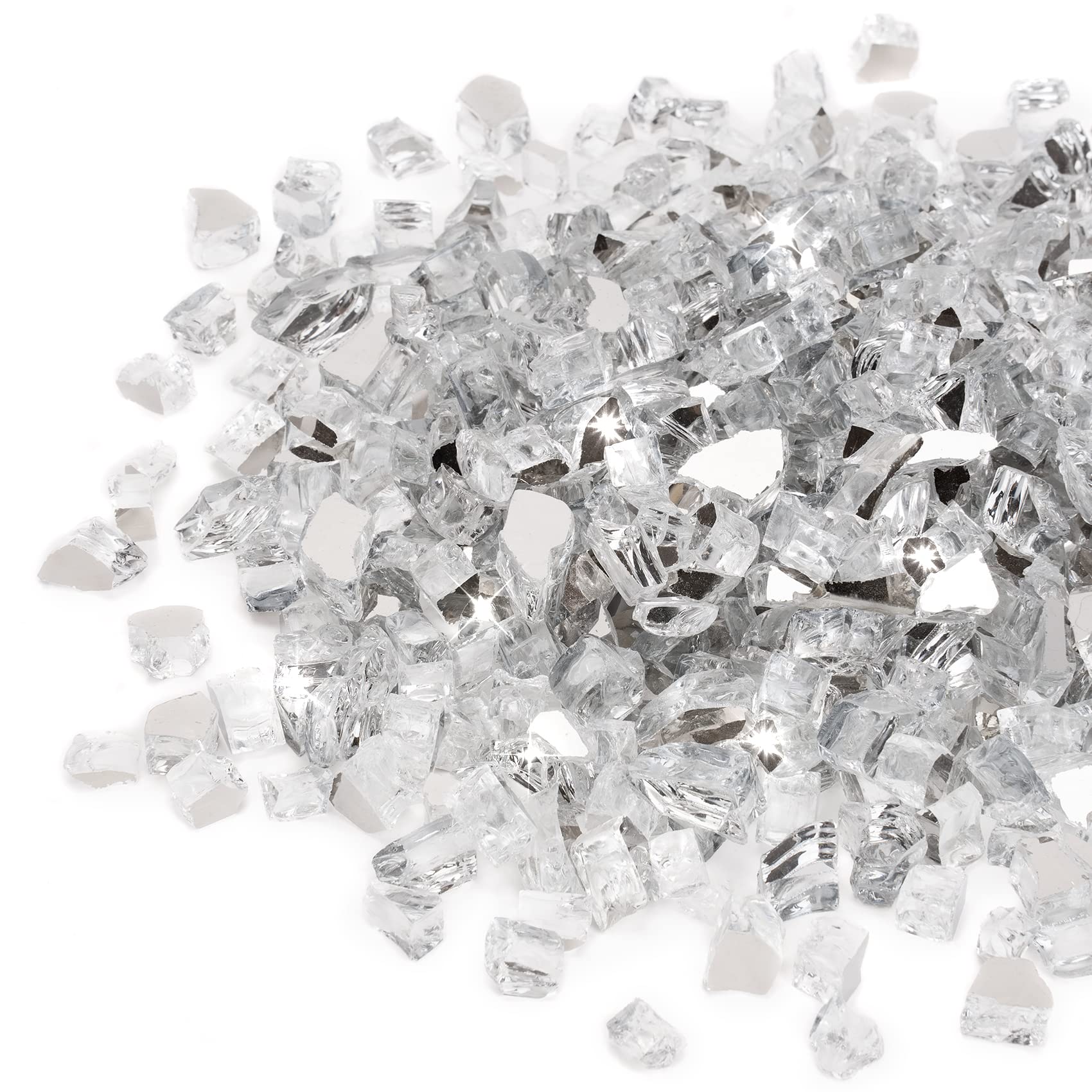 Stanbroil platinum fire glass for fireplace with jewel-like color and shine