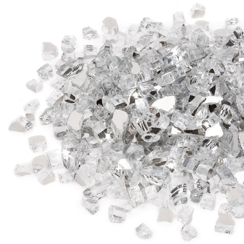 Stanbroil platinum fire glass for fireplace with jewel-like color and shine