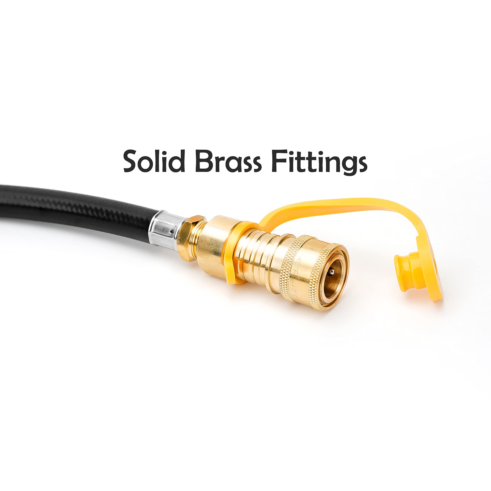 Stanbroil regulator with hand wheel enables tool-free tightening.
