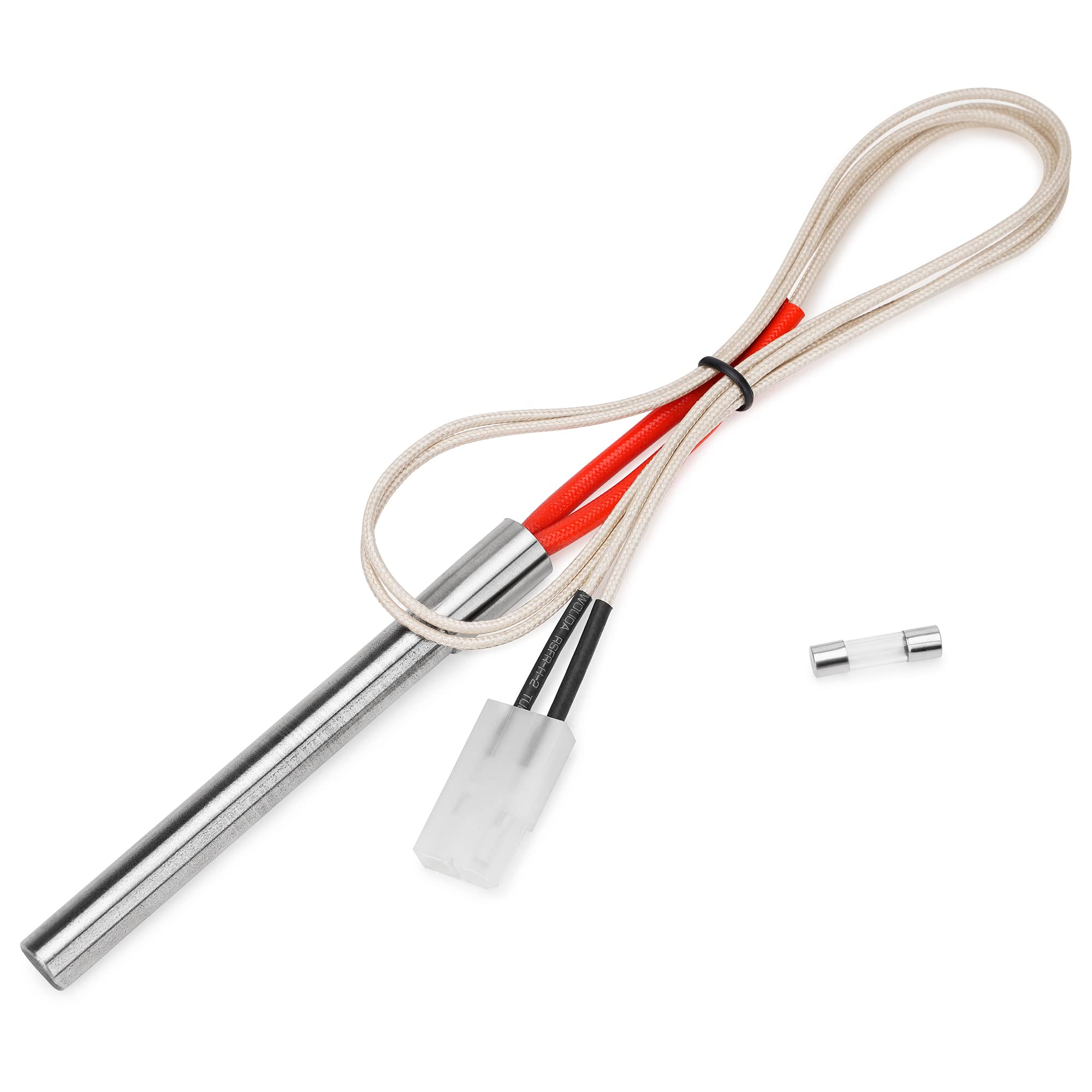 Stanbroil replacement hot rod ignitor at firepot bottom for reliable lighting.
