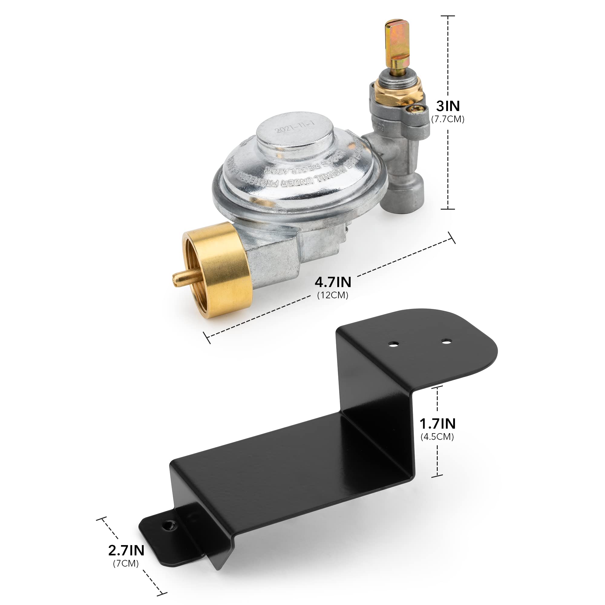 Stanbroil replacement valve regulator for Weber Q1000 Q1200 for reliable heat.