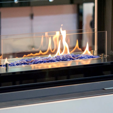 Stanbroil fire glass drops for fire pits offer eco-friendly flame enhancement.