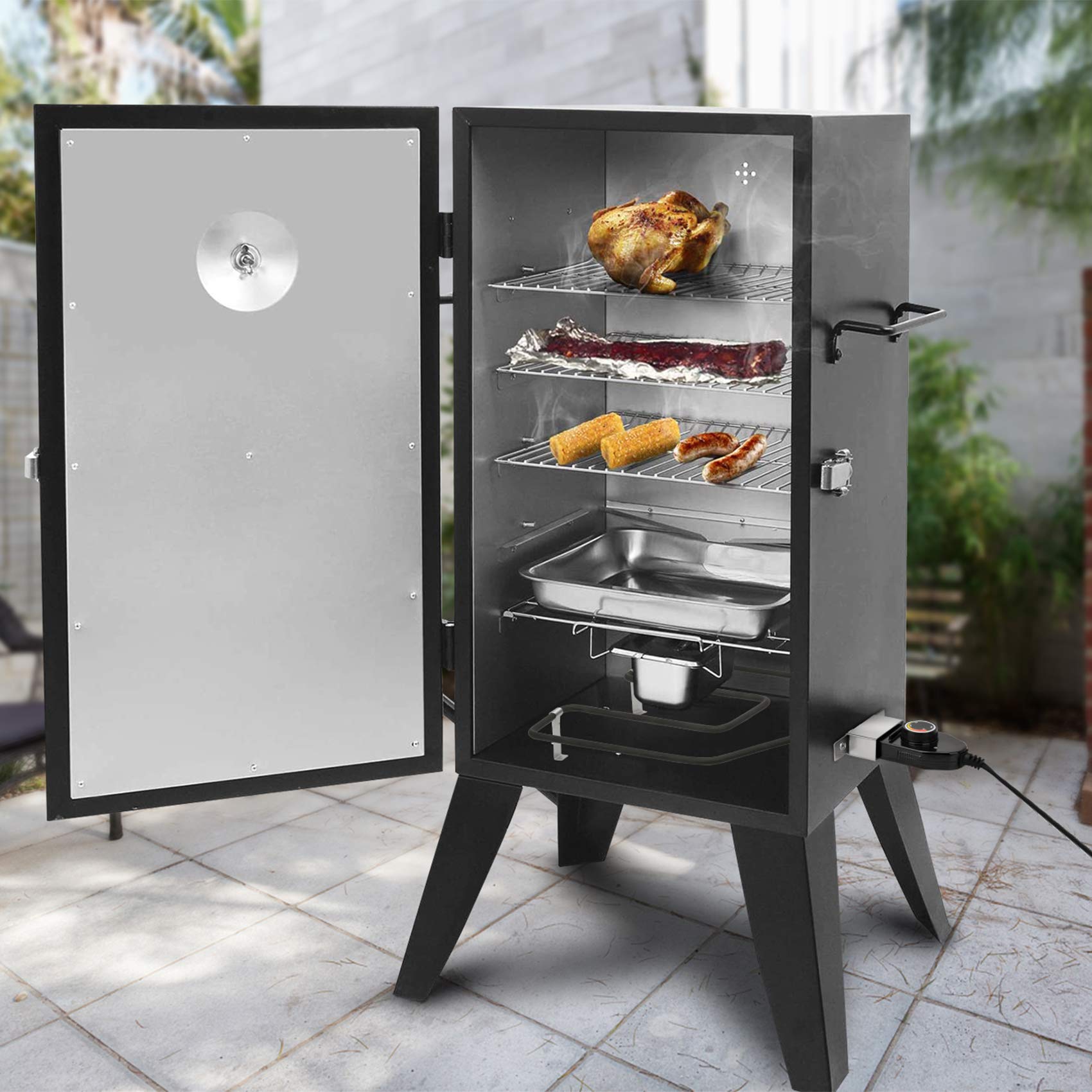 Stanbroil temperature control in action maintains consistent grilling temperatures.