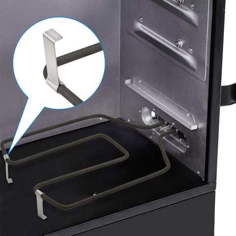 Stanbroil thermostat cord controller in use for on-the-fly temp adjustments.
