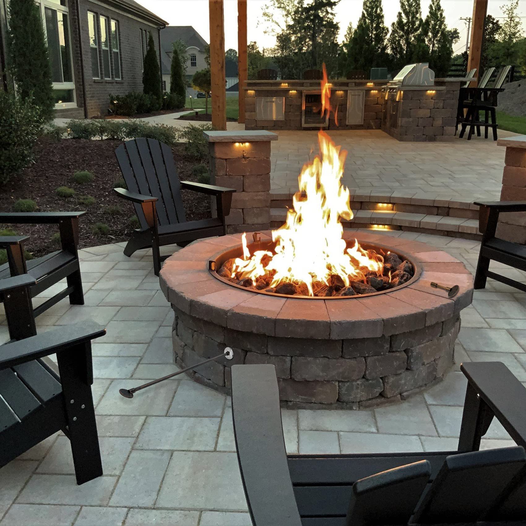 Stanbroil 12 inch reach provides safe access from seating area