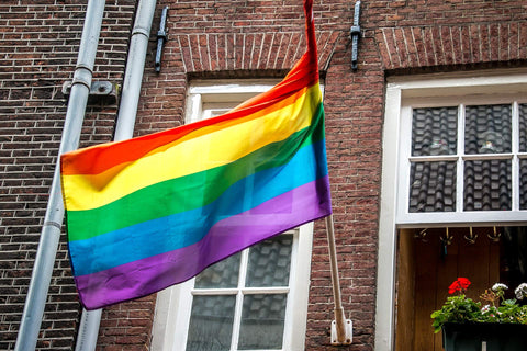 Staont flag on lightweight polyester flutters gently in the breeze.