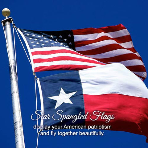 Star Spangled Flags American flag 4x6 proudly made in the USA from domestic materials.
