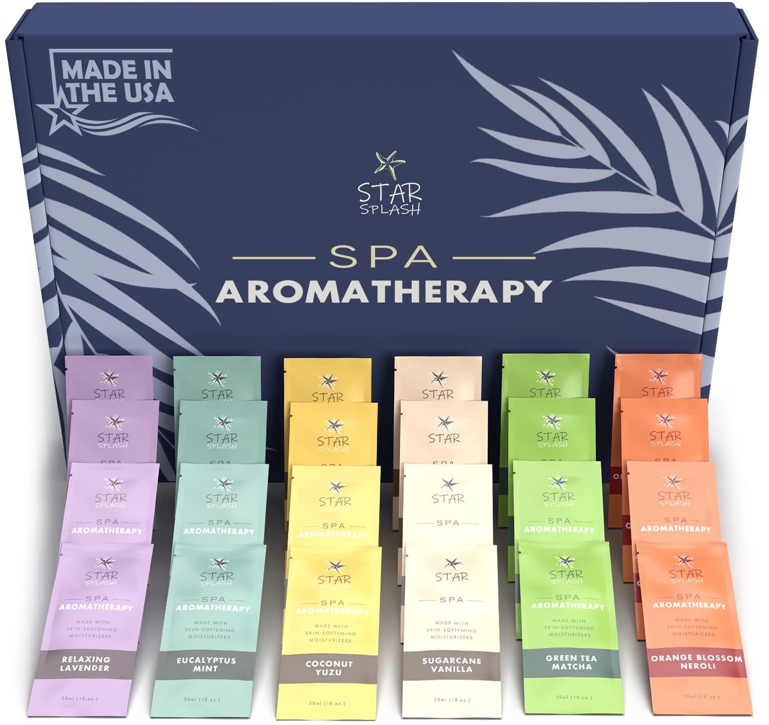 STAR SPLASH multipack packaging for easy hot tub aroma setup