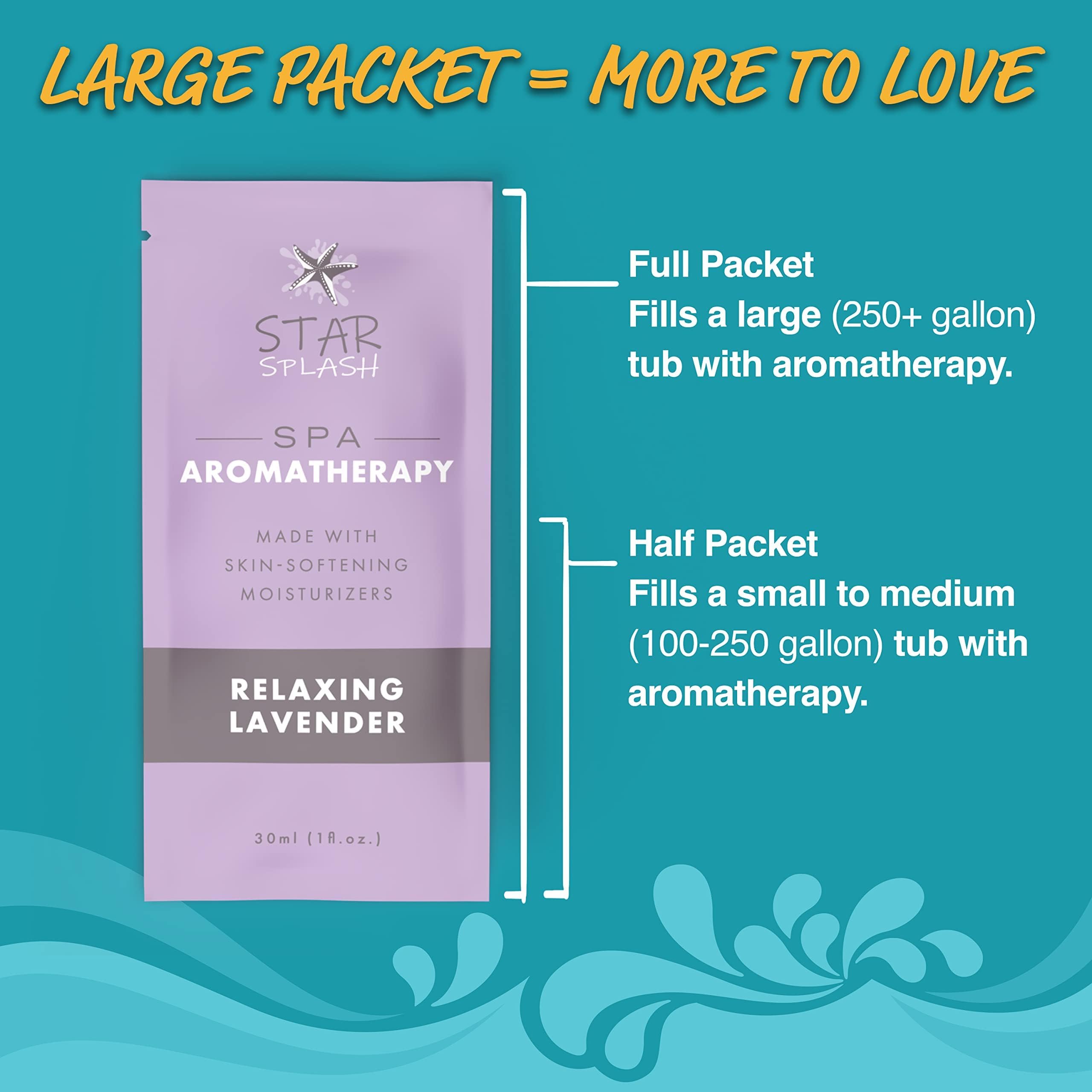 STAR SPLASH orange blossom neroli packets for bright routines