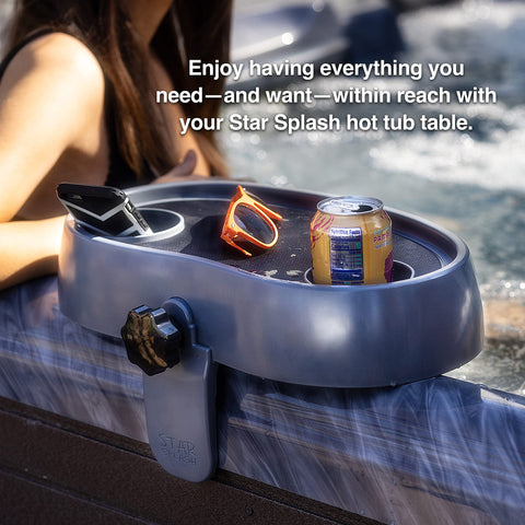 Star Splash clamps fit 3.5 to 7.5 inches for a broad tub range.