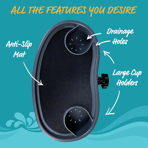 Star Splash rust-resistant stainless steel details enhance durability outdoors.