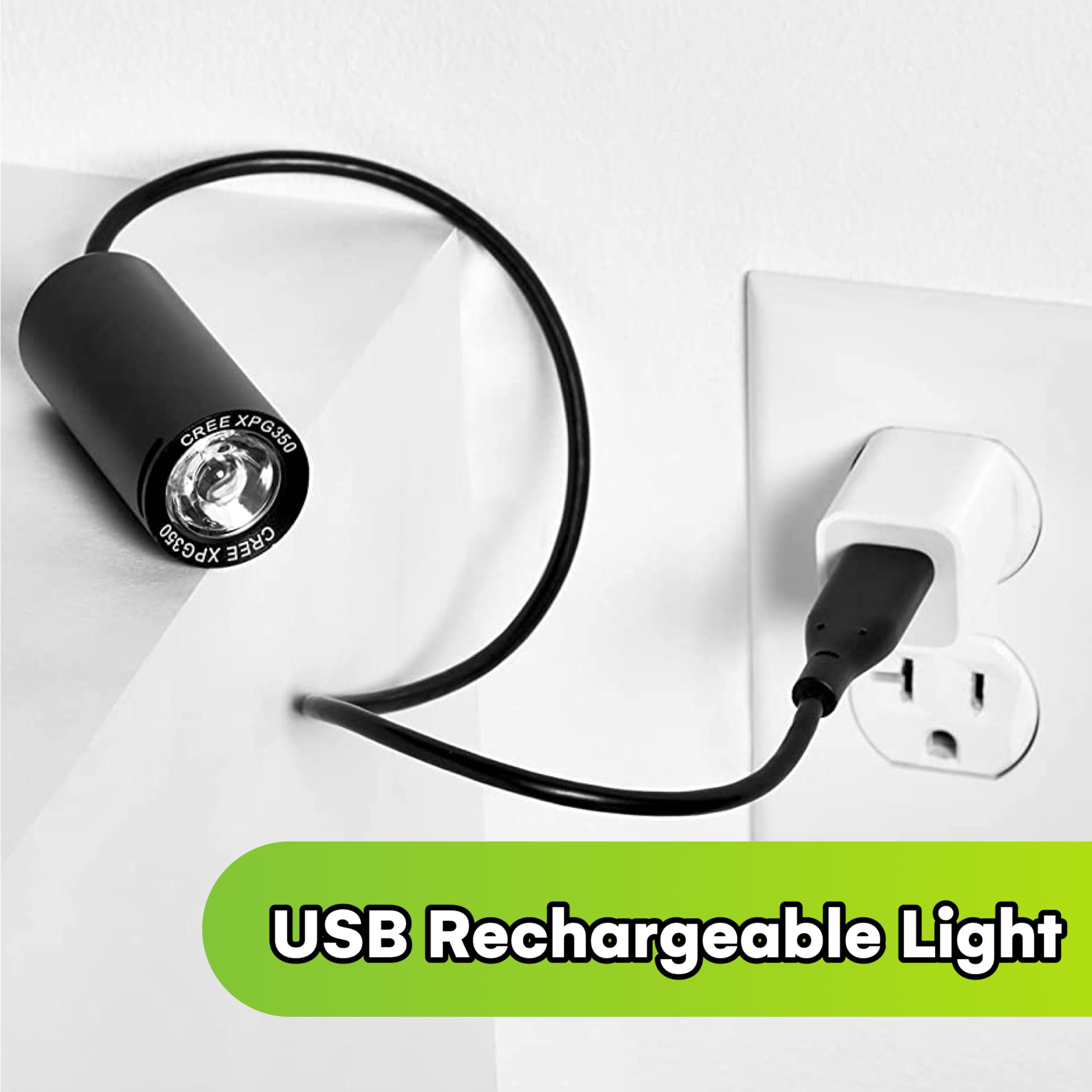 StarBright Grill Light sleek black housing blending with outdoor gear
