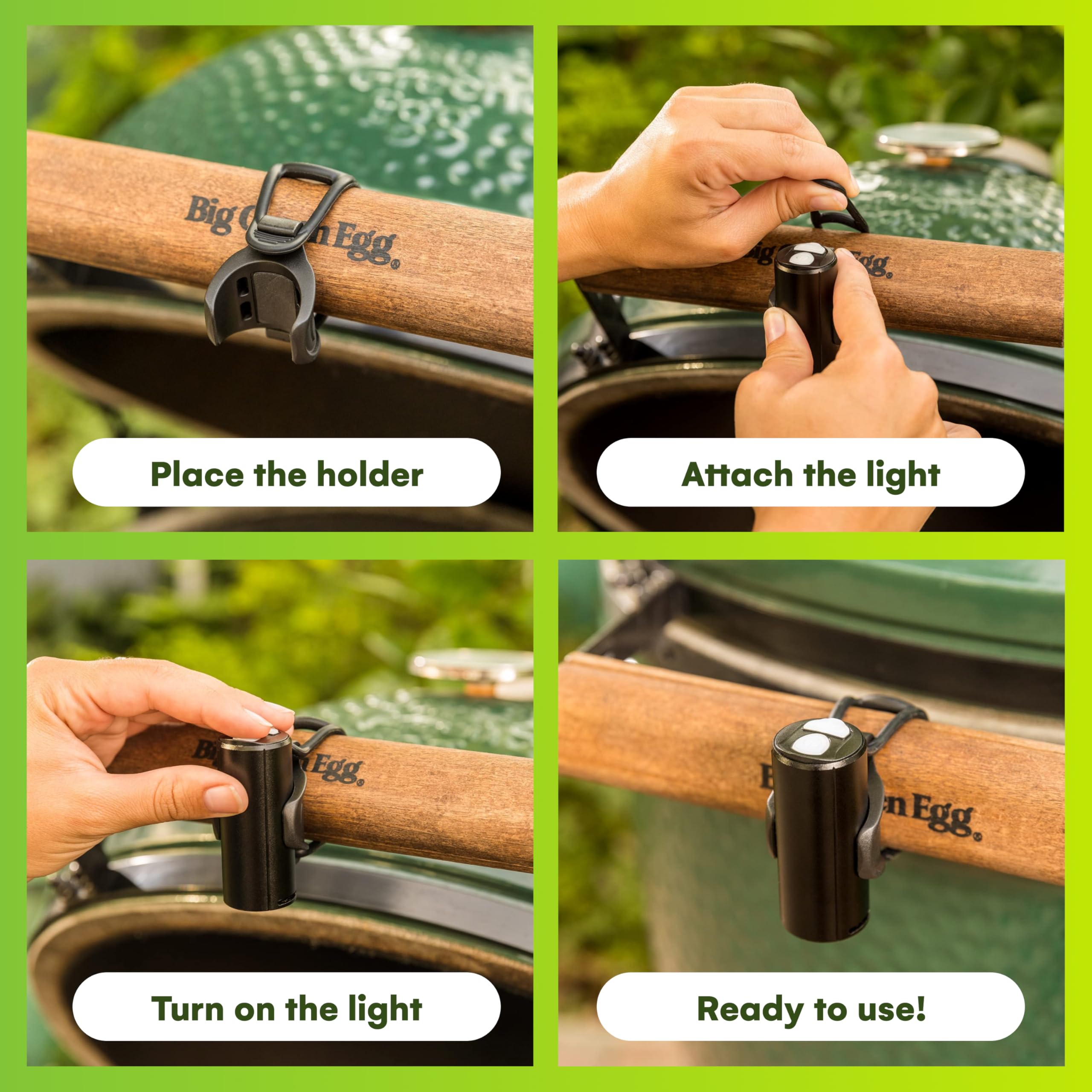 StarBright Grill Light with USB charging cable included for convenient recharges