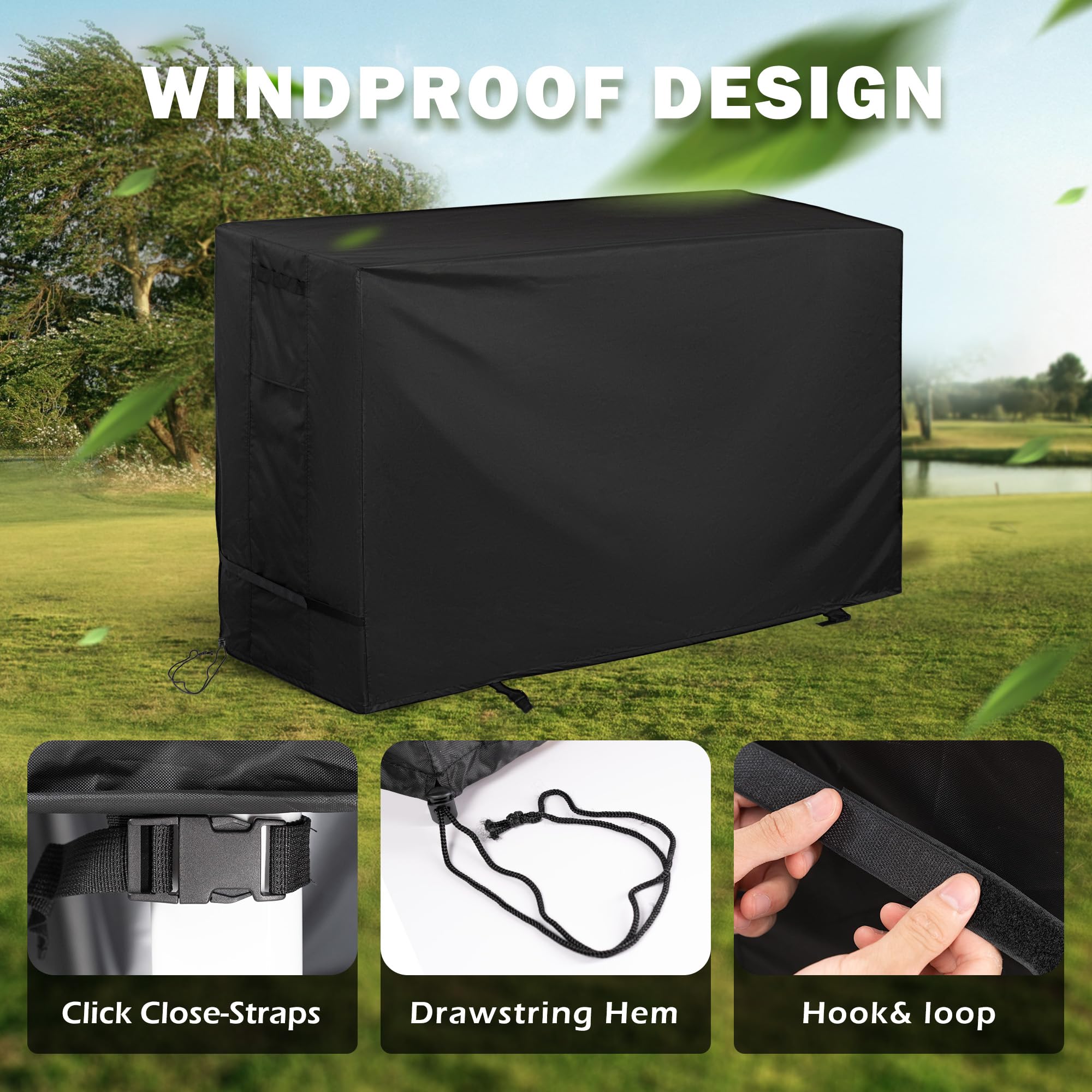 Starcrew griddle cover waterproof-uv view blocks water and sun damage.