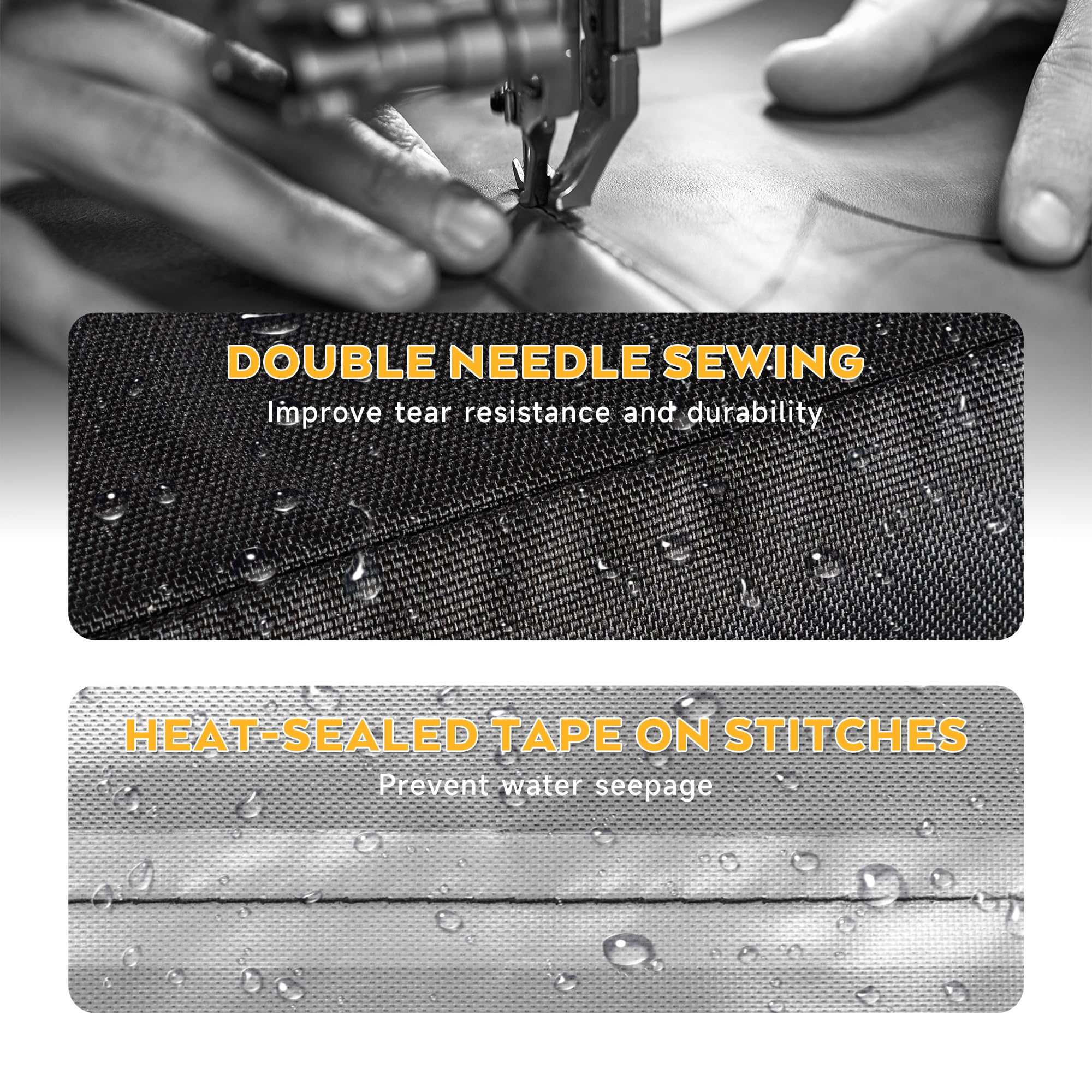 Starcrew coating is easy to wipe clean after outdoor grilling