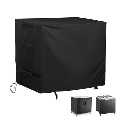 Starcrew Outdoor Island Table Cover shields Feasto grill cart from rain and sun