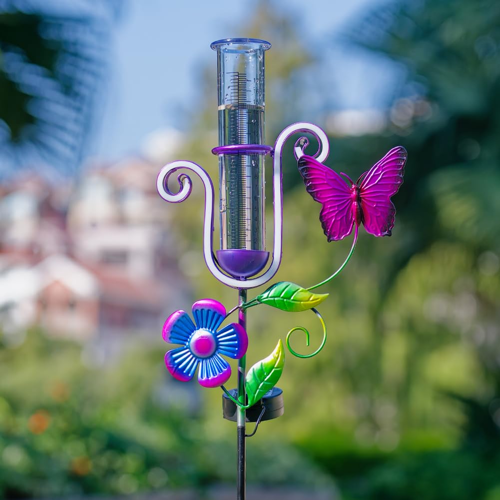 Stargarden butterfly-design garden gauge blending form and function