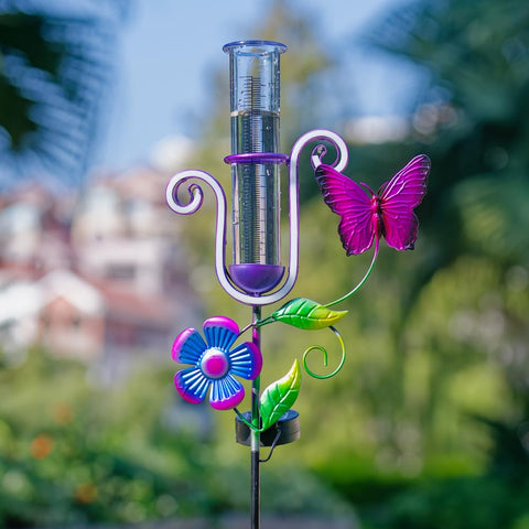 Stargarden butterfly-design garden gauge blending form and function