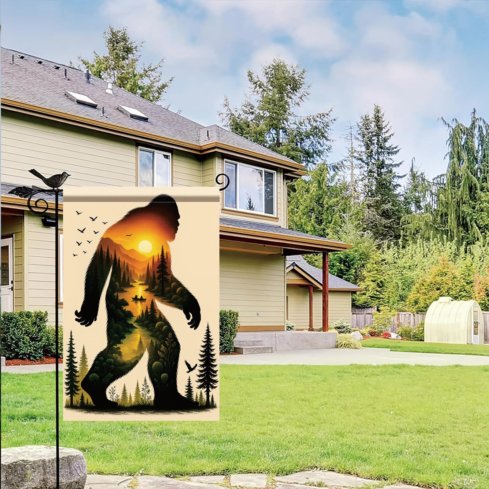 Starlit Patio ideal gift for nature lovers, hikers, and Bigfoot enthusiasts.