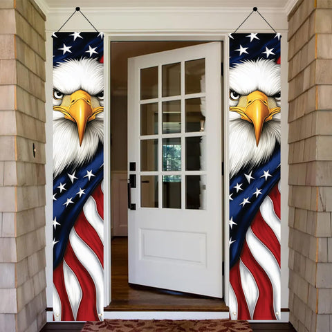 Starlit Patio Memorial Day eagle sign improves curb appeal