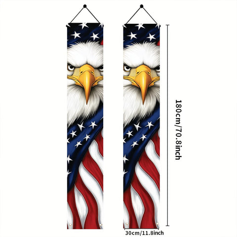 Starlit Patio reusable patriotic banner lends festive mood for gatherings