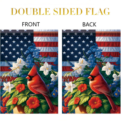 Starlit Patio yard flag brightens lawns with festive patriotic charm.