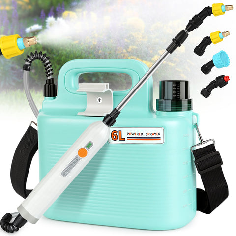 Starotatess electric garden sprayer with 6L tank, ready for daily watering and fertilizing.
