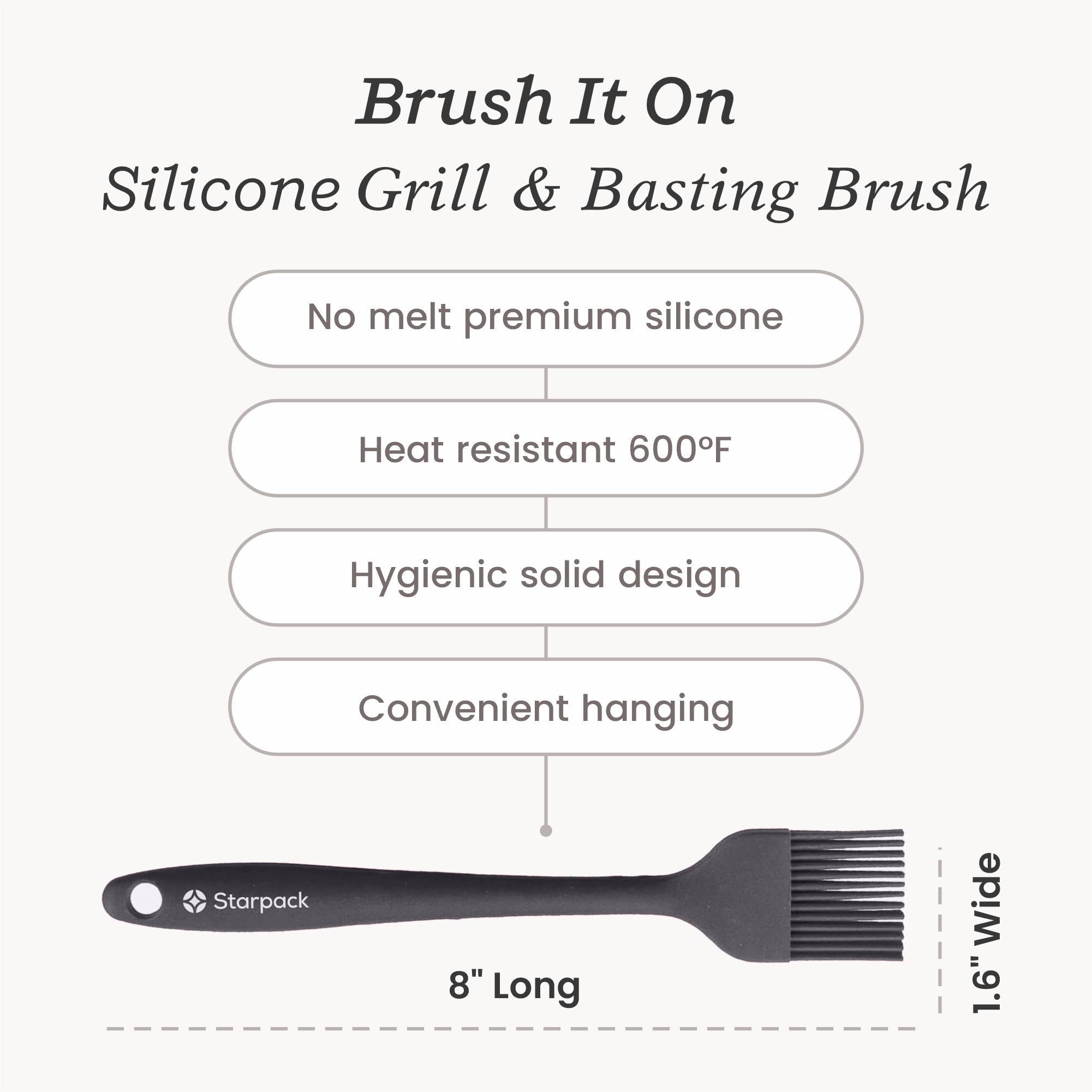 StarPack Home Brush it On 8-inch length enables precise sauce application