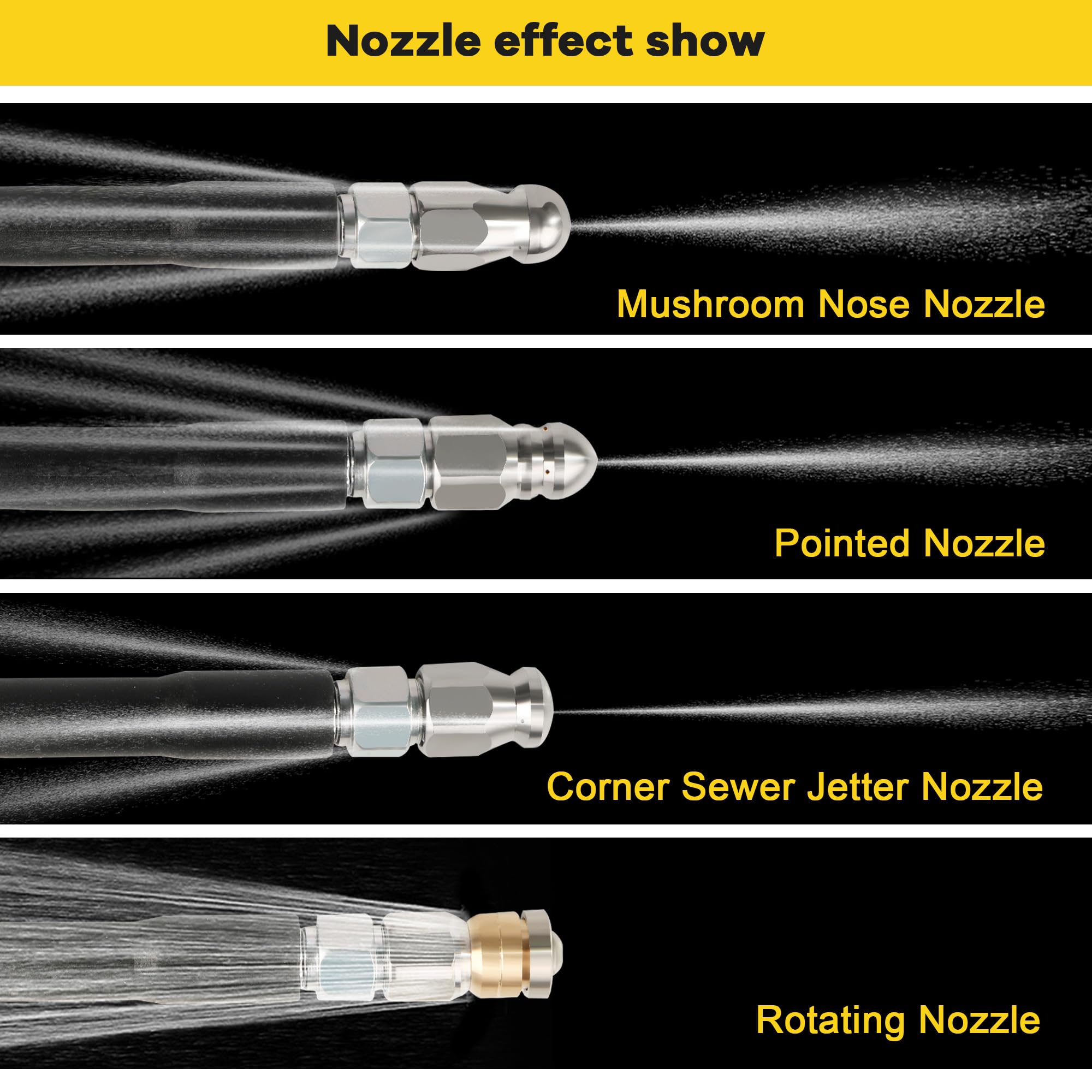 STARREY adapter connects to most pressure washers