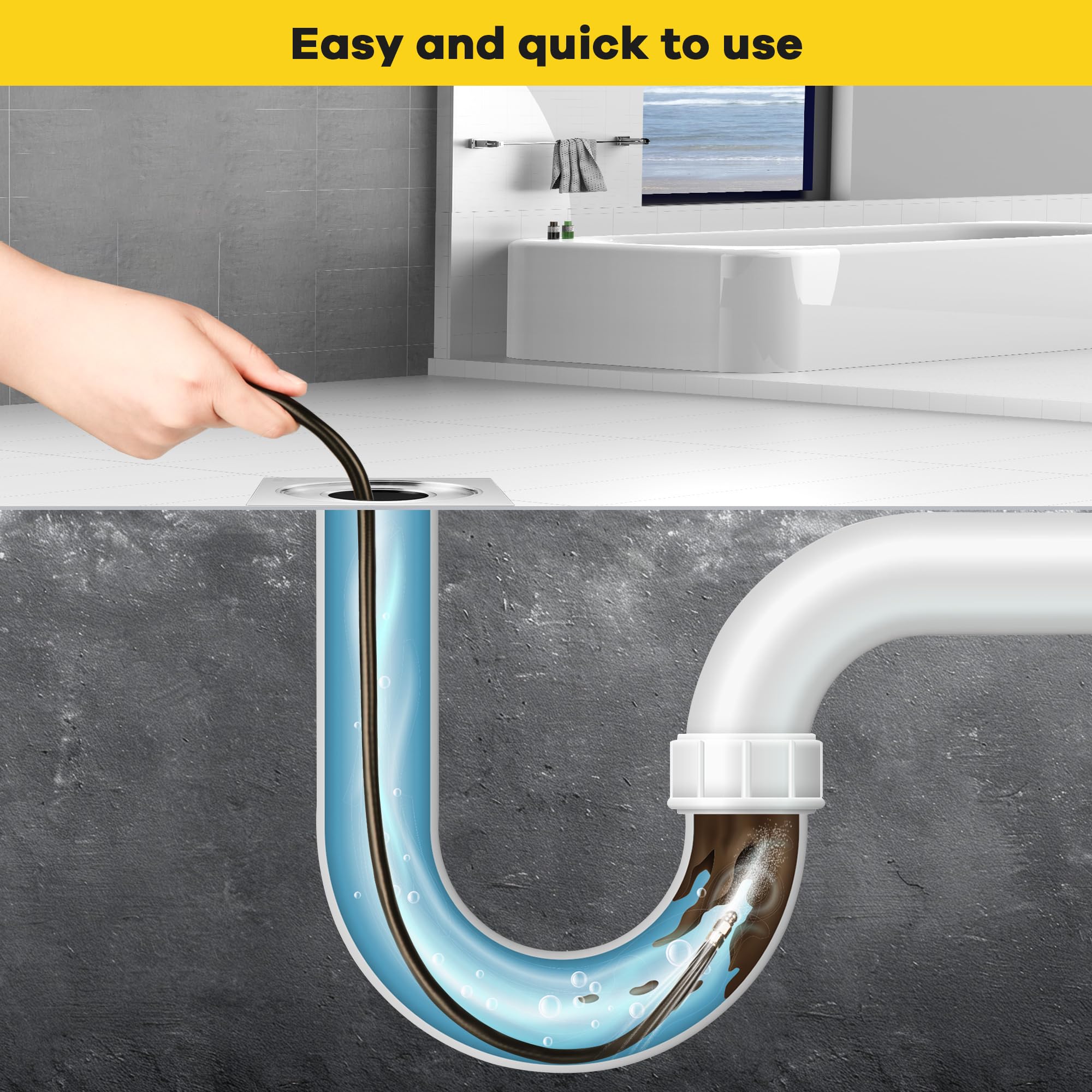 STARREY durable hose built for heavy‑duty cleaning