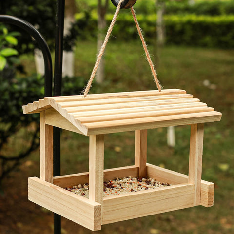 STARSWR Bird Feeder Outdoor gift-worthy decor for gardeners and nature lovers seeking backyard birdwatching.