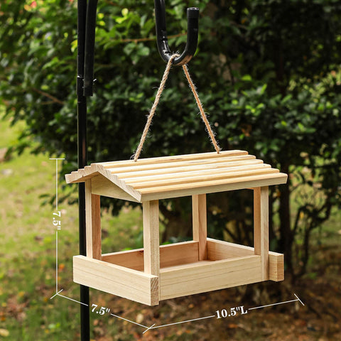 STARSWR Bird Feeder Outdoor easy-clean design simplifies maintenance and durability.