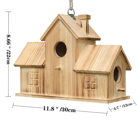 STARSWR Bird House back door for easy interior cleaning