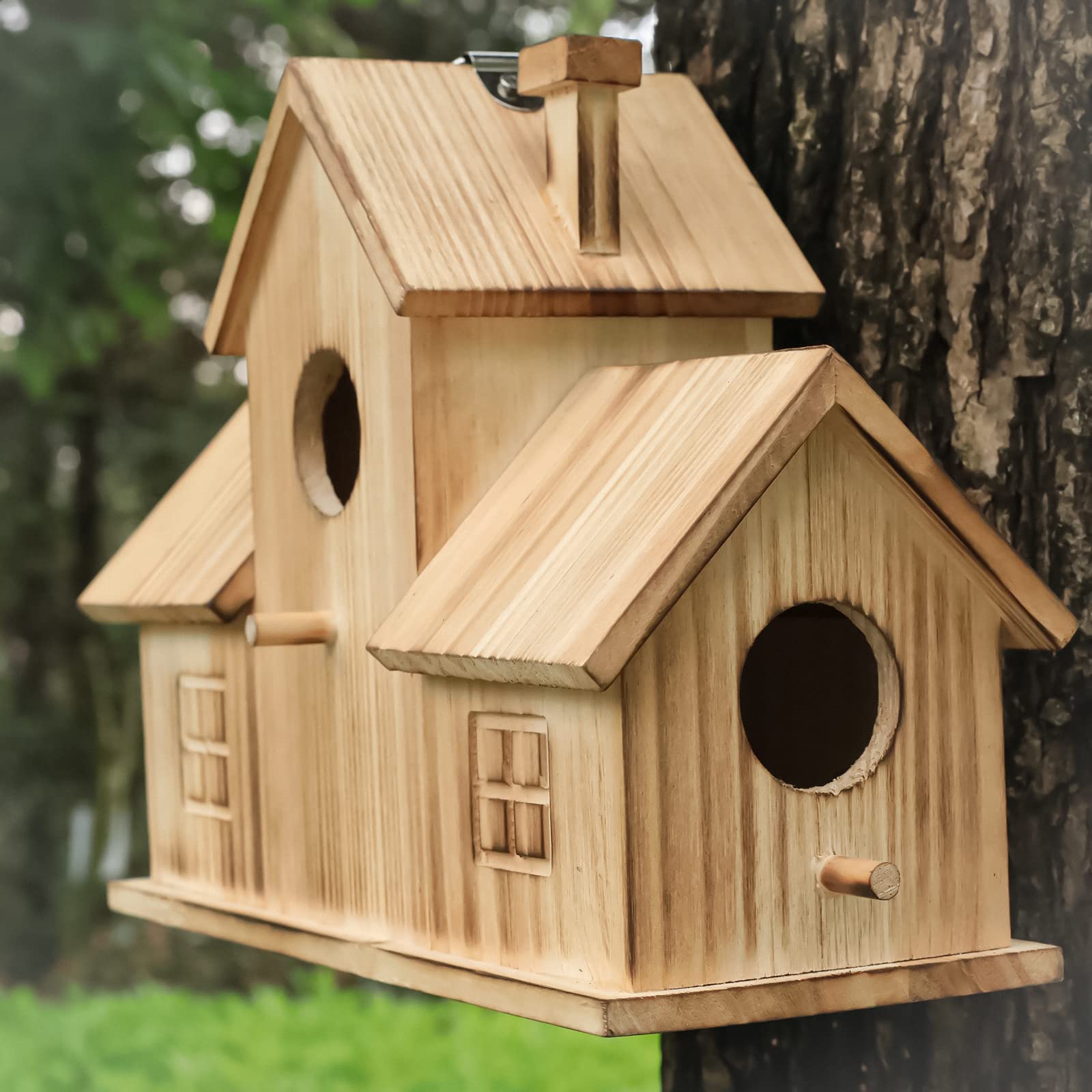 STARSWR Bird House entrance hole 1.57 inch diameter for small birds