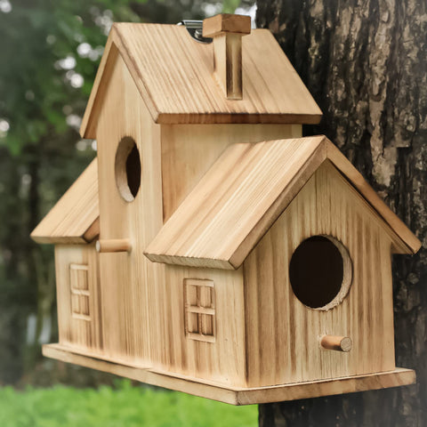 STARSWR Bird House entrance hole 1.57 inch diameter for small birds