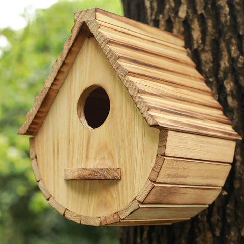 STARSWR Bird House durable weather-resistant design withstands sun and rain