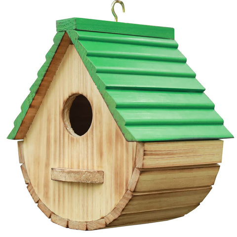 STARSWR birdhouse outdoors wooden hanger for easy garden viewing
