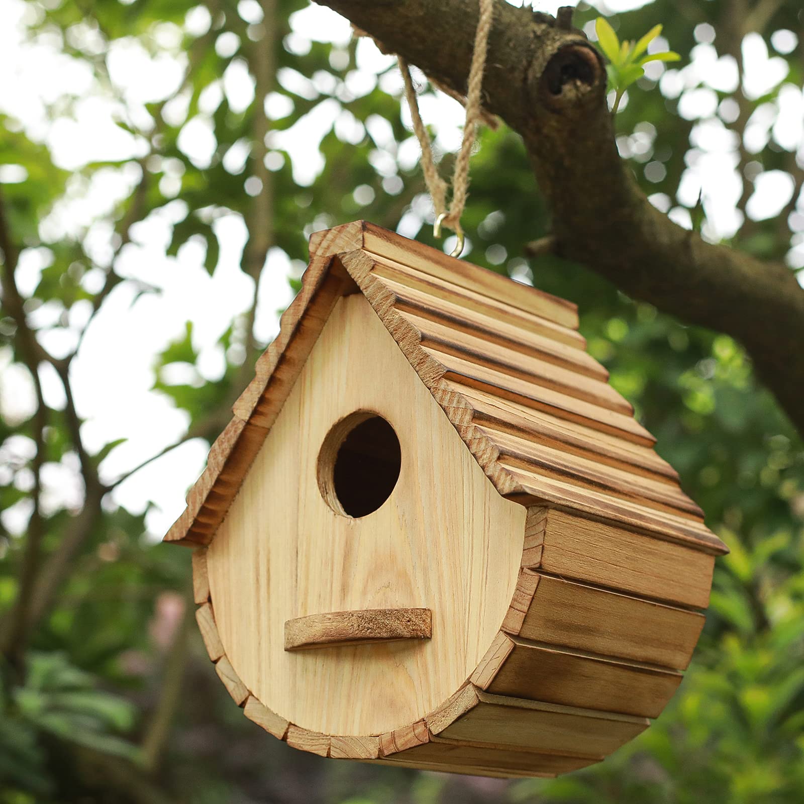 STARSWR Bird House entrance platform perch for feeding